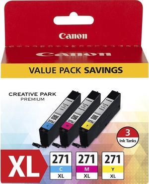 Canon CLI-271 XL High Yield Ink Cartridge - Combo Pack - Cyan/Magenta/Yellow