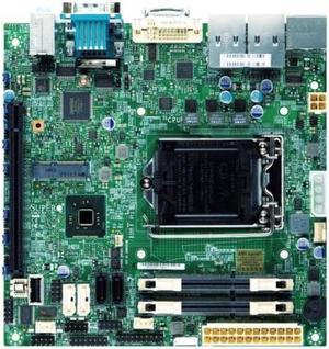 SUPERMICRO X10SLV-Q-B Supermicro X10SLV-Q-B LGA1150 Intel Q87 DDR3 SATA3 and USB3.0 A and 2GbE Mini-ITX Motherboard