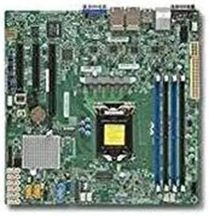 SUPERMICRO X11SSH-LN4F-B Supermicro X11SSH-LN4F-B LGA1151 Intel C236 DDR4 SATA3 and USB3.0 V and 4GbE MicroATX Motherboard