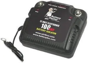 BATTERY DOCTOR 20090 12-Volt Battery Isolator (100 Amp Peak)