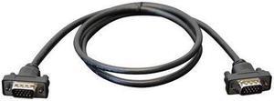 Tripp Lite P502-006-SM  SVGA/VGA Compact RGB Coax Monitor Cable - VGA cable - HD-15 (M) - HD-15 (M) - 6 ft - molded - black