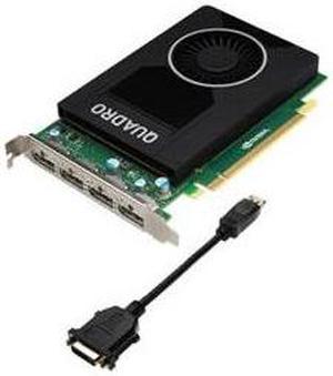 PNY VCQM2000-PB  NVIDIA Quadro M2000 4GB GDDR5 DVI4DisplayPorts PCI-Express Video Card