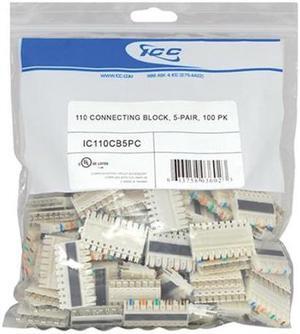 ICC ICC-IC110CB5PC 110 CONNECTING BLOCK- 5-PAIR- 100 PK