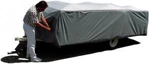 RV Cover SFS Aqua Shield Folding Trailer Cover Motorhome Trailer Up to 10-12
