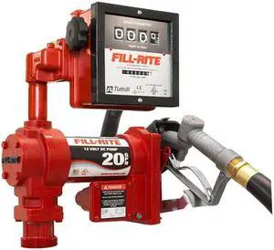 FILL-RITE FR4211H Fuel Transfer Pump, 12V DC, 20 gpm Max. Flow Rate , 1/4 HP,