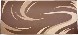 MING?S MARK M1FSD8187 MAT BRWN/TAN SWISH 8 X 18