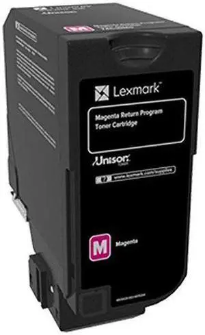 LEXMARK 74C00MG Lexmark CS720  CS725  CX725 Magenta Return Program Toner Cartridge for US Government (3 000 Yield) (TAA Compliant Version of 74C10M0)