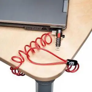 KENSINGTON TECHNOLOGY K64671AM Kensington K64671AM Portable Combination Laptop Lock (Red) KENSINGTON TECHNOLOGY K64671AM Kensington K64671AM Portable Combination Laptop Lock (Red)