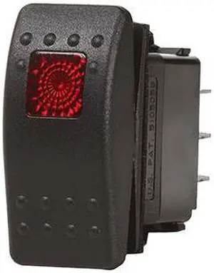 Blue Sea Systems Contura II Switch DPST Black - OFF-ON - 7934