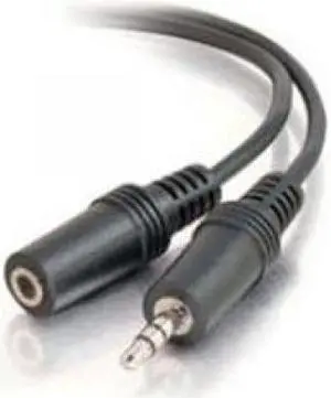 Cables To Go CAB#40405 1.5ft 3.5mm M/F Stereo Audio Extension Cable