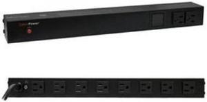 CYBERPOWER CYB#PDU15M2F12R 15A Metered PDU 1U 14Out 5-15R