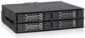 ICY DOCK ICY#MB607SPB Full Metal 4 Bay HDD Cage