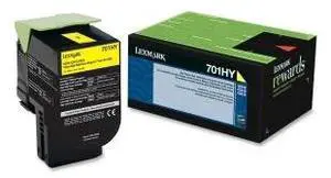 LEXMARK LEX#70C1HY0 701HY Toner Cartridge LEXMARK LEX#70C1HY0 701HY Toner Cartridge