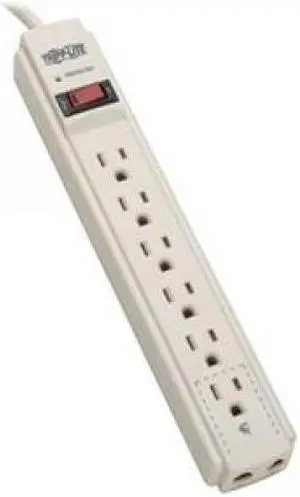 Tripp Lite TRI#TLP604TEL ProtectIT TLP604TEL 6-Outlet Surge Suppressor