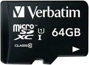 VERBATIM 44084 64gb Microsdhc C10/adptr