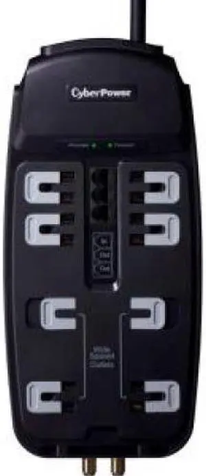 CyberPower CSHT808TC  Home Theater Series CSHT808TC - Surge suppressor - AC 125 V - 8 output connector(s)