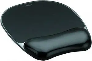 FELLOWES FEL#9112101 CRYSTALS MOUSEPAD WRIST SUP