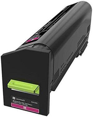 Lexmark 82K0UMG  CX860 Ultra High Yield Magenta Return Program Toner Cartridge for US Government (55 000 Yield) (TAA Compliant Version of 82K1UM0)