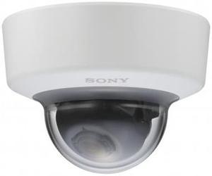 SONY SNC-EM600 720p HD Network minidome, powered by IPELA ENGINE EX, 3 - 9mm varifocal lens,  JPEG/H.264 triple streaming, min illumination of 0.05lx, 30fps, View-DR (130dB WDR), easy-zoom, easy-focus