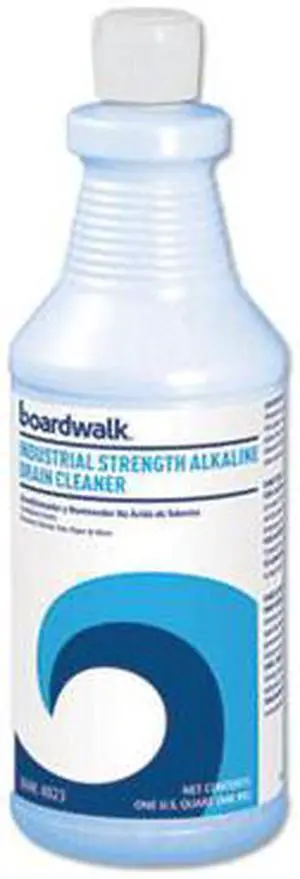 Industrial Strength Alkaline Drain Cleaner, 32 oz Bottle 4823EA
