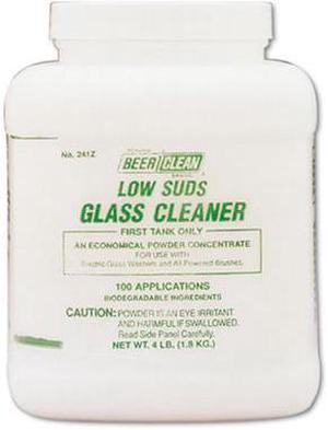 Beer Clean Glass Cleaner, Unscented, Powder, 4 lb. Container 990241