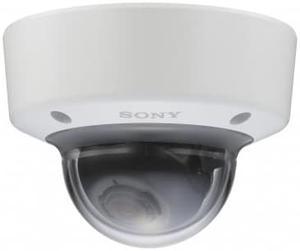 SONY SNC-EM601 720p HD Network minidome camera powered by IPELA ENGINE EX, impact resistant IK10, 3 - 9mm varifocal lens, JPEG/H.264 triple streaming, min illumination of 0.05lx, View-DR (130dB WDR),