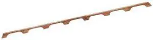 Whitecap Teak Handrail - 7 Loops - 73"L  [60112]
