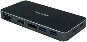 VisionTek 901226 VT200 USB C PORTABLE DOCK