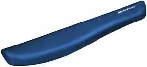 FELLOWES 9287401 PLUSHTOUCH KEYBOARD WRIST REST-BLUE