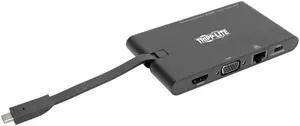 Tripp Lite U442-DOCK3-B USBC DOCK STATION HDMI VGA GBE PD BLK