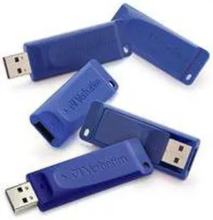VERBATIM 99810 16GB USB Flash Drive-5pk-blue