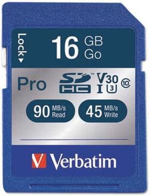 VERBATIM 98046 MEMORY,16GB 600XSDHC,BE