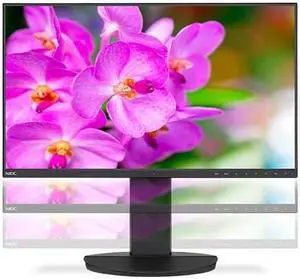 NEC EA241F-BK  MultiSync EA241F-BK 24 inch Widescreen 1,000:1 5ms VGA/DVI/HDMI/DisplayPort/USB LED LCD Monitor, w/ Speakers (Black)