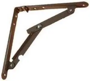 RV DESIGNER COLLECTION H505 RV Designer H505 Folding Shelf Bracket - 8" x 8"