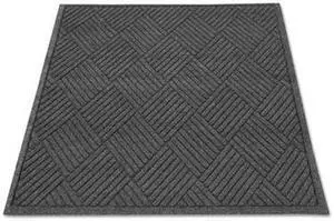 Guardian EGDFB030404 EcoGuard Diamond Floor Mat, Rectangular, 36 x 48, Charcoal