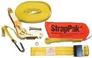 KINEDYNE 512720PAKGRA Tie-Down Strap,Ratchet,27ft x 2In,3335lb KINEDYNE 512720PAKGRA Tie-Down Strap,Ratchet,27ft x 2In,3335lb