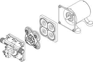 SHURFLO 94-800-02 Shurflo 94-800-02 Model 4008 Repair Parts - Drive Assembly