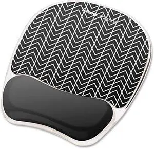 FELLOWES 9549901 MOUSE PD/WRIST REST BLK