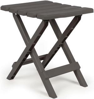 CAMCO 51881 Camco 51881 Small Adirondack Folding Table - Charcoal