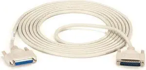 BLACK BOX CORPORATION BC00708 DB25 EXTENSION CABLE, DB25 MALE, DB25 FE