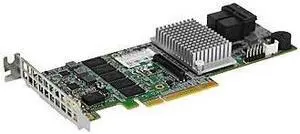 SUPERMICRO AOC-S3108L-H8IR-16DD Supermicro AOC-S3108L-H8IR-16DD 8PT LP 12Gb s Gen3 RAID 0 1 10 5 6 50 60