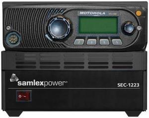 SAMLEX AMERICA SEC-1223-XTL-MID SAMLEX Switching power supply 120Vac in/12Vdc out. 23A Continuous. Includes hood for Motorola XTL5000