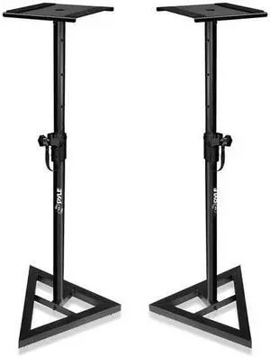 Heavy Duty Telescoping Height Adjustment Monitor Speaker Stands