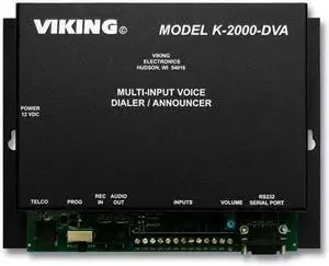 Viking Electronics VK-K-2000-DVA Multi-input Voice Dialer/Annou
