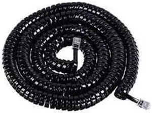 Cablesys 2500BK GCHA444025-FBK / 25' BLACK Handset Cord