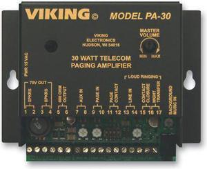 Viking Electronics VK-PA-30 Viking 30 Watt Telecom Paging Amp