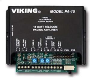 Viking Electronics VK-PA-15 15 Watt Paging Amplifier and Loud Ringer