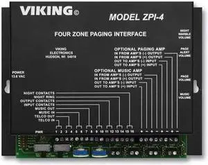 Viking Electronics VK-ZPI-4 Viking Multi-Zone Paging INterface