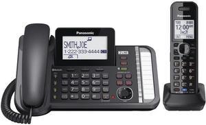 PANASONIC KX-TG9581B DECT 6.0 1.9 GHz, Link2Cell, 2-Line Digital Cordless Phone (1 Handset)