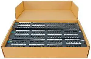 PATCH PANEL- CAT 5E- 48-PORT- 2RMS- 6 PK